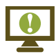 A computer screen with a exclamation mark AI-generated content may be incorrect.