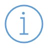 Info Icon for Questions and Contact area